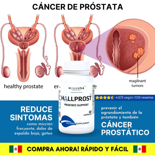 HALLPROST Tratamiento Completo para la próstata -TOP DE VENTAS + ENVIO GRATIS 🎁