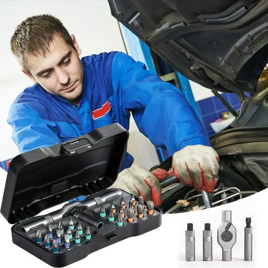 🔥OFERTA 2026🔥Juego de destornilladores de trinquete multiusos 24 en 1 + ENVIO GRATIS 🎁