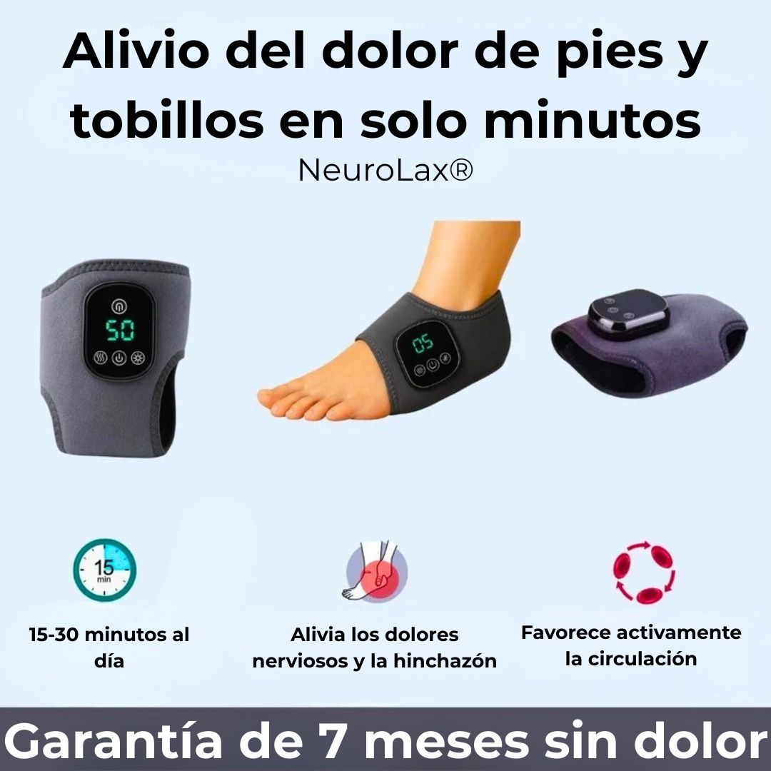 Tobillera Termica NeuroLax® | Descansa y Alivia el Dolor Rápidamente + ENVIO GRATIS 🎁