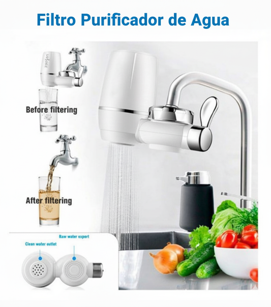 Filtro Purificador de Agua para Grifo 🚰💦 +  ENVIO GRATIS 🎁