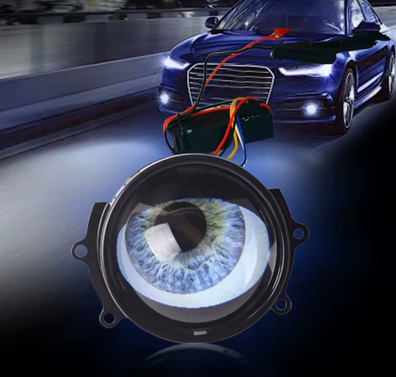 Luces LED “Ojos de Diablo” para Faros UNIVERSAL + ENVIO GRATIS 🎁