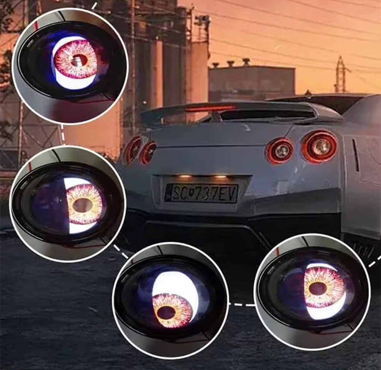 Luces LED “Ojos de Diablo” para Faros UNIVERSAL + ENVIO GRATIS 🎁
