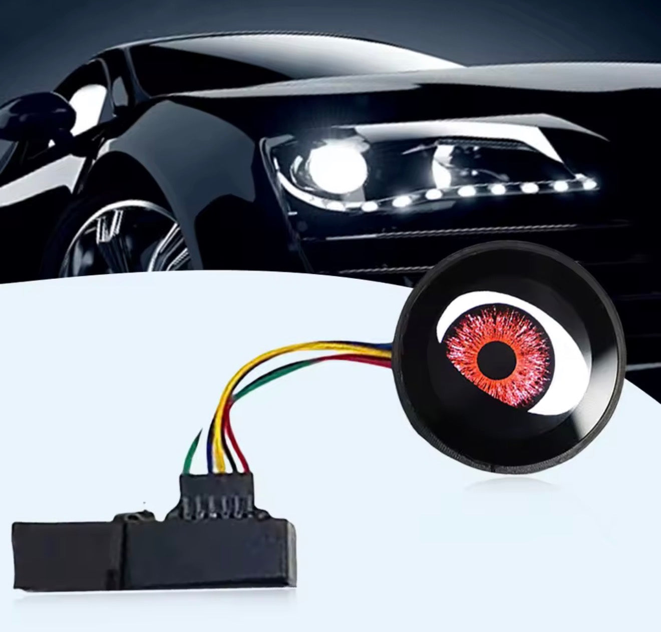 Luces LED “Ojos de Diablo” para Faros UNIVERSAL + ENVIO GRATIS 🎁