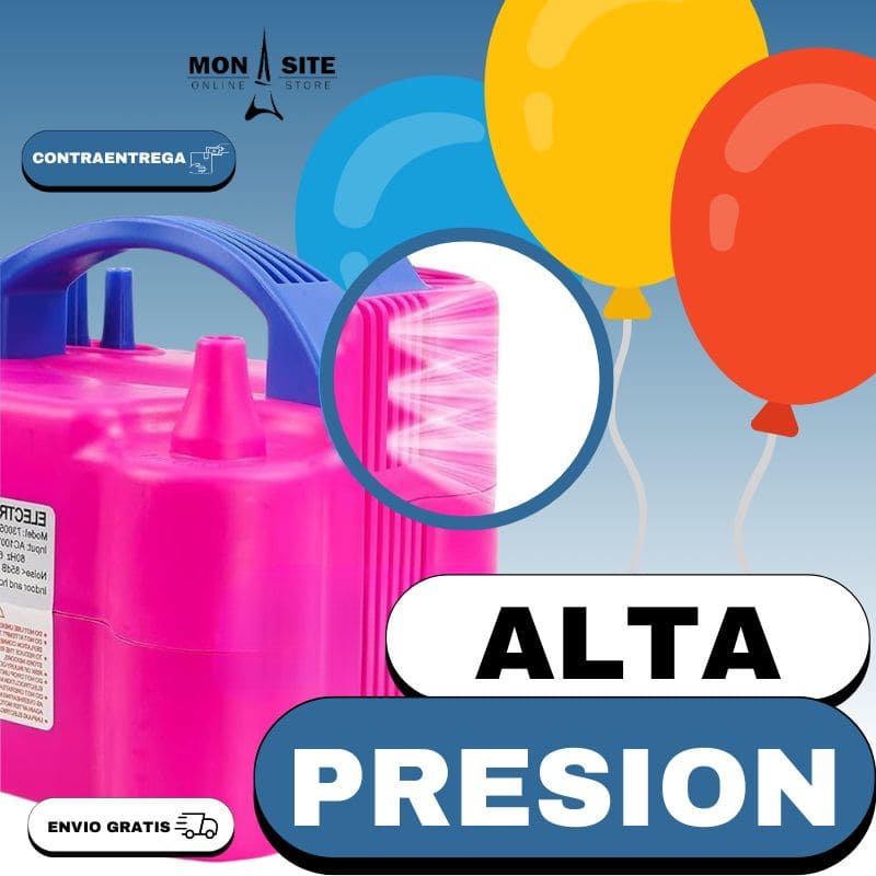 Inflador de Globos + ENVÍO GRATIS Y REGALO 🎁