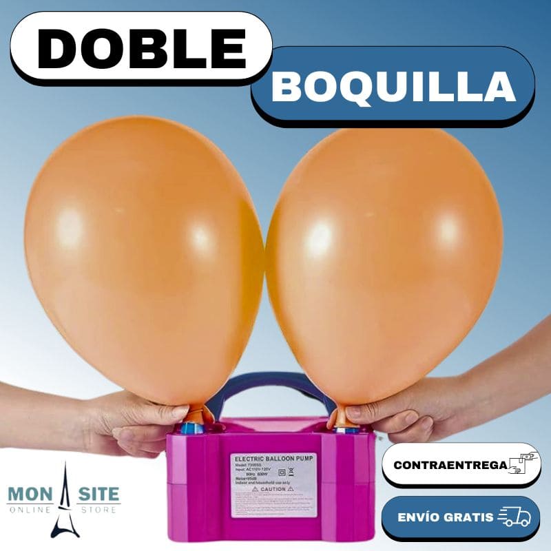 Inflador de Globos + ENVÍO GRATIS Y REGALO 🎁