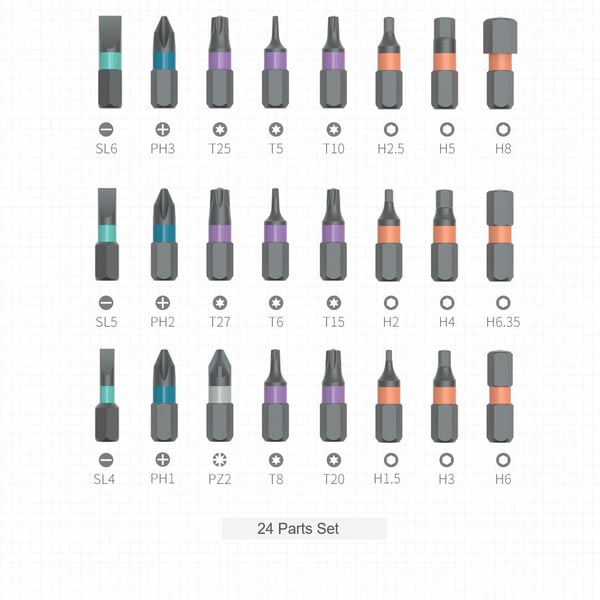 🔥OFERTA 2026🔥Juego de destornilladores de trinquete multiusos 24 en 1 + ENVIO GRATIS 🎁